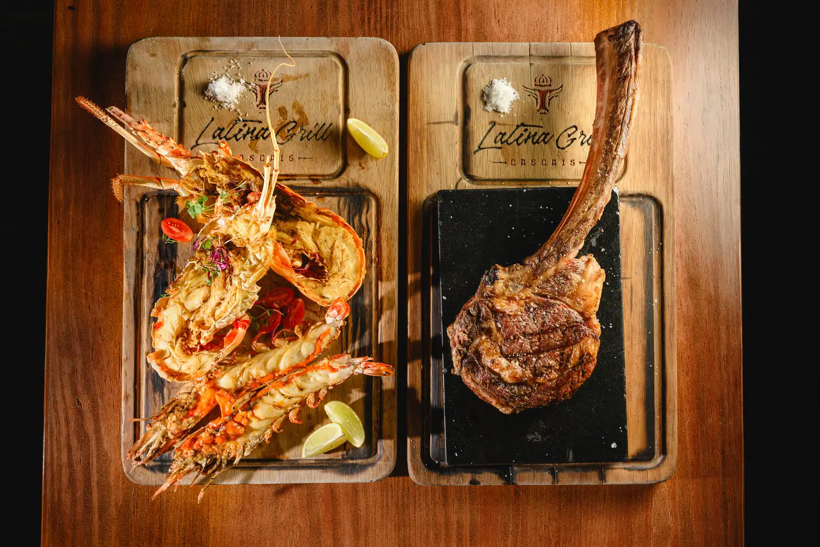 Surf & Turf — Lagosta e Tomahawk